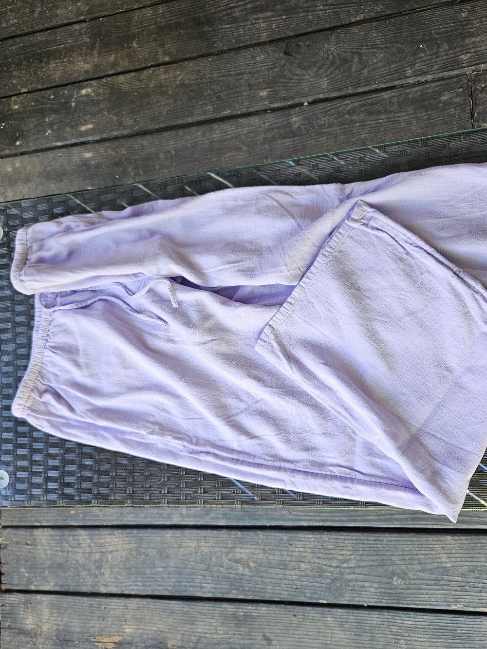 H&M Wide Leg Pants Lavender Lilac